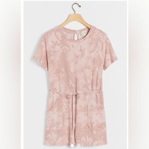 Saturday Sunday by Anthropologie Catia Tie-Die Pink Romper - size L